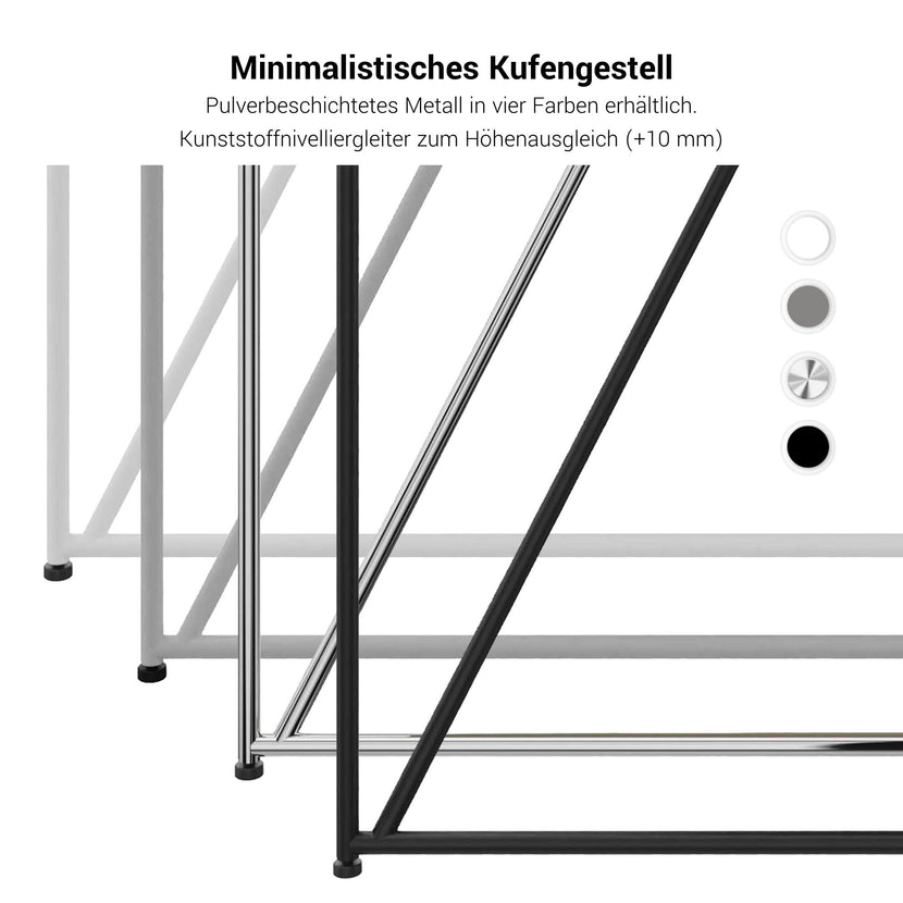 AIR Schreibtisch | 1600 - 1800 mm, Nordeiche grau
