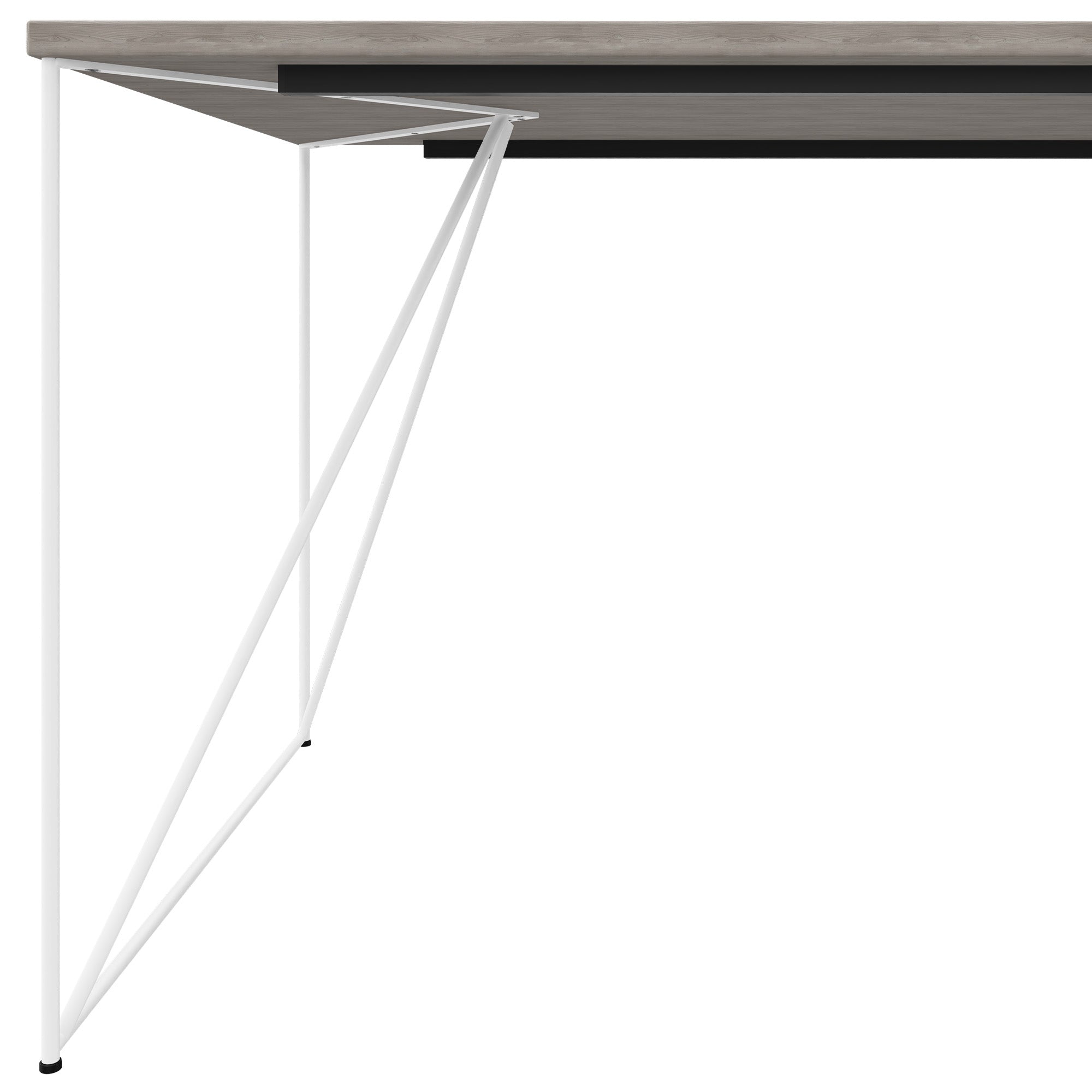 AIR Schreibtisch | 1600 - 1800 mm, Nordeiche grau