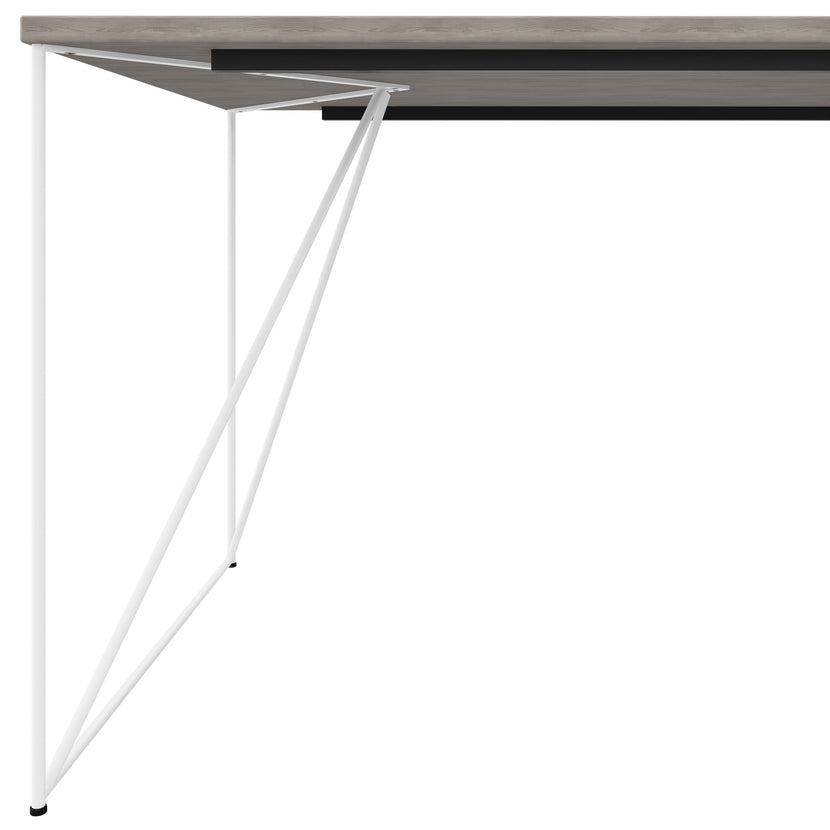 AIR Schreibtisch | 1600 - 1800 mm, Nordeiche grau