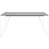 Bureau AIR | 1600 - 1800 mm, gris perle