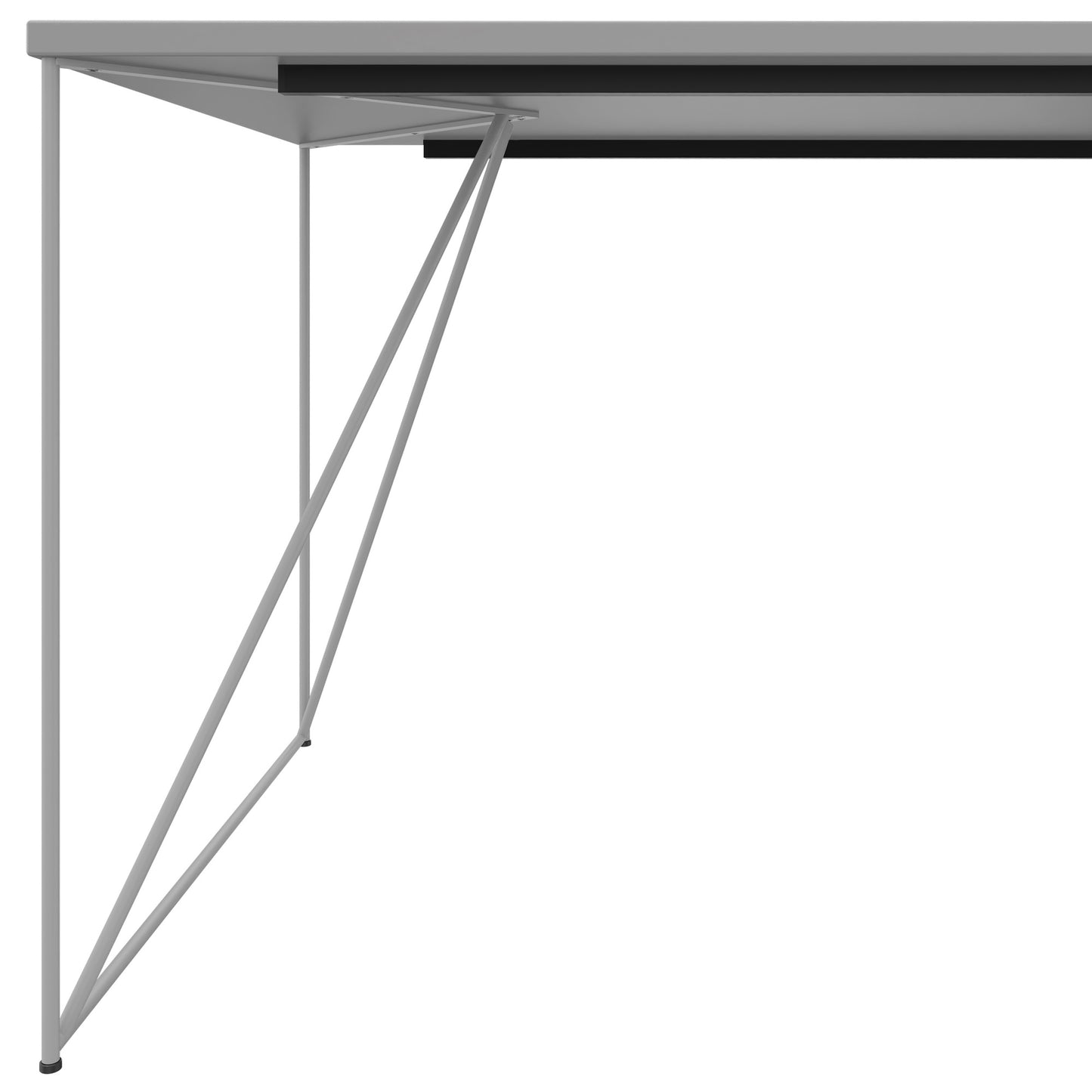 Bureau AIR | 1600 - 1800 mm, gris perle