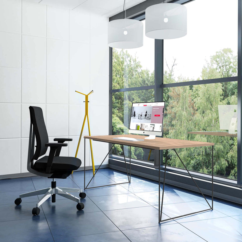 AIR desk | 1600 - 1800 mm, pearl gray