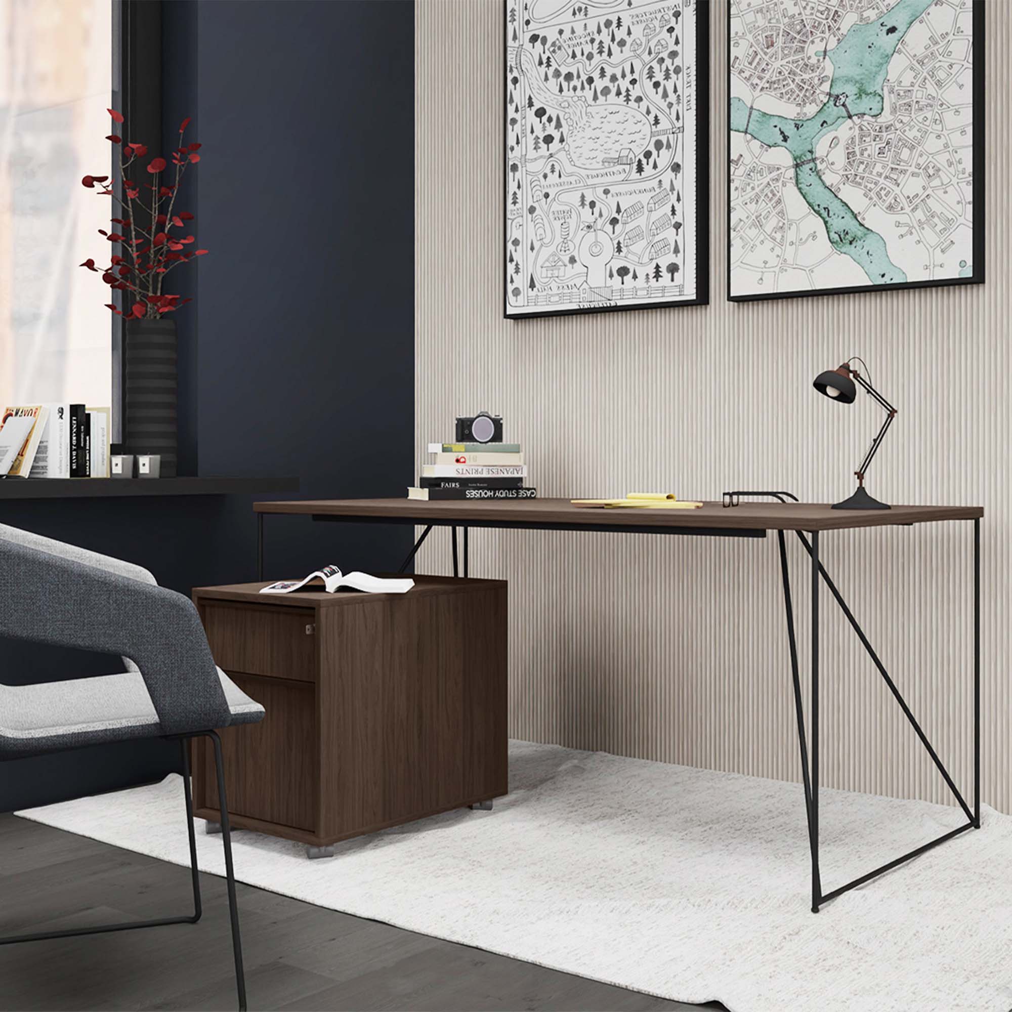 AIR desk | 1600 - 1800 mm, pearl gray
