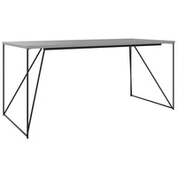 Bureau AIR | 1600 - 1800 mm, gris perle