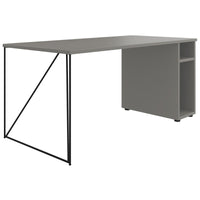 Bureau AIR | 1600 - 1800 mm, compartiment ordinateur, gris Cubanite