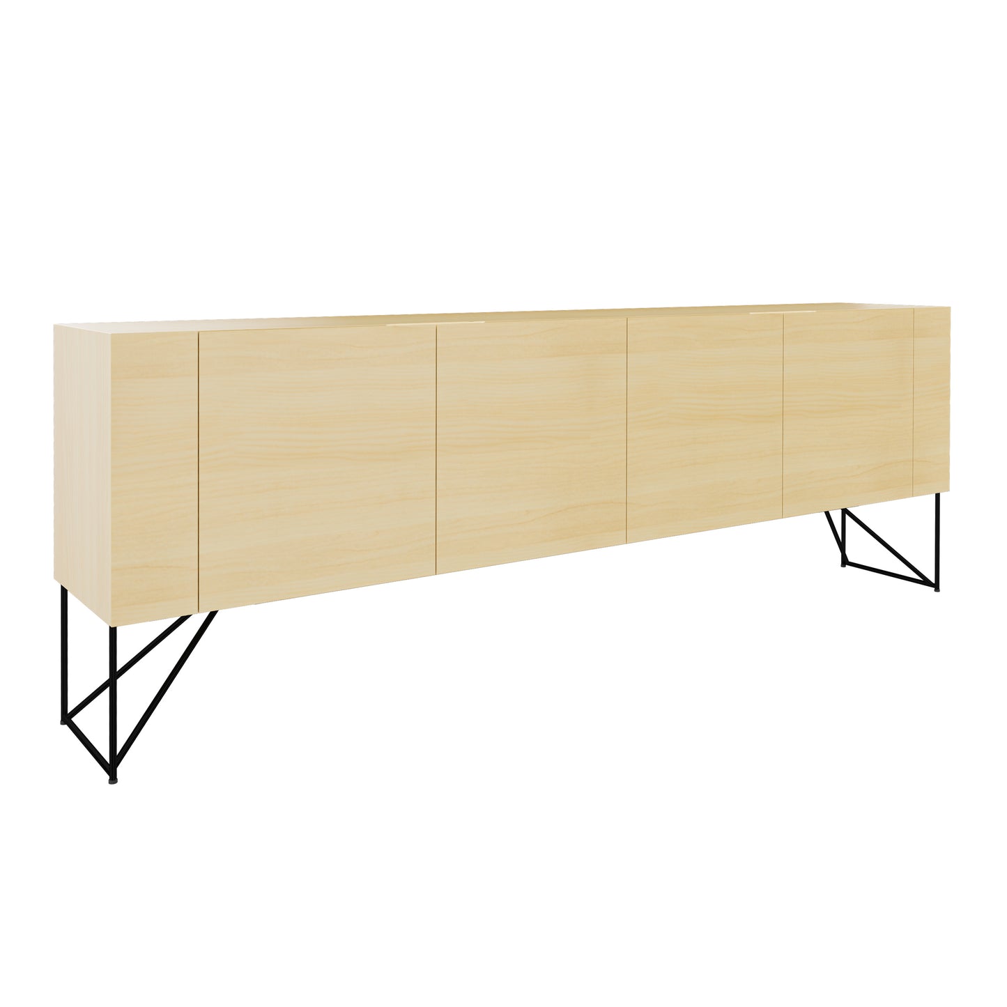 AIR Sideboard | 2200 x 780 mm, impiallacciatura di acero