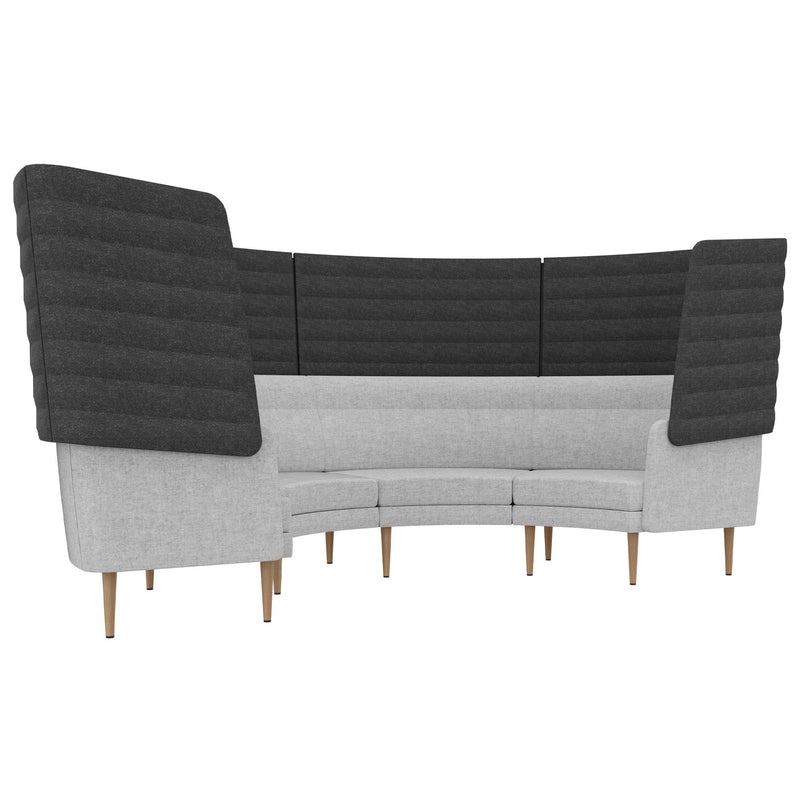 ARCIPELAGO Sofa | Gebogene Form, 4-Sitzer, hohe Rückenlehne - 11 Main Image