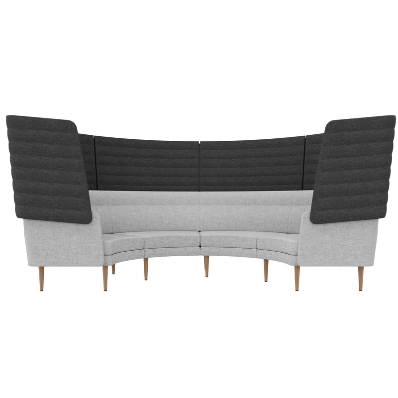 ARCIPELAGO Sofa | Gebogene Form, 4-Sitzer, hohe Rückenlehne - 12 Main Image
