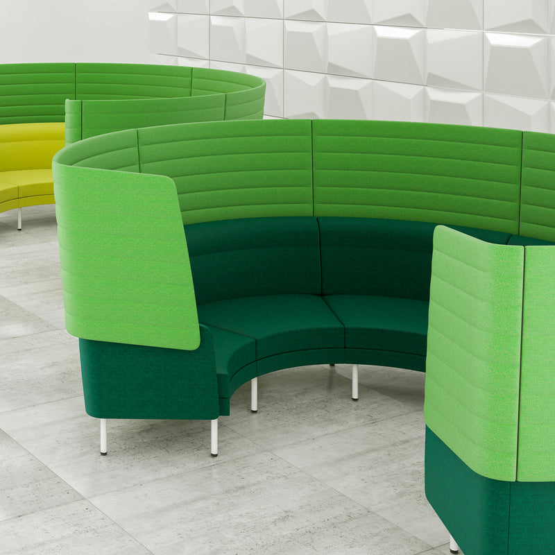 ARCIPELAGO Sofa | Gebogene Form, 4-Sitzer, niedrige Rückenlehne - 8 Main Image