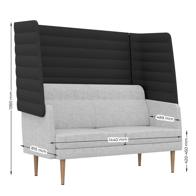 ARCIPELAGO Sofa | Gerade Form, hohe Rückenlehne, viele Farben - 17 Main Image