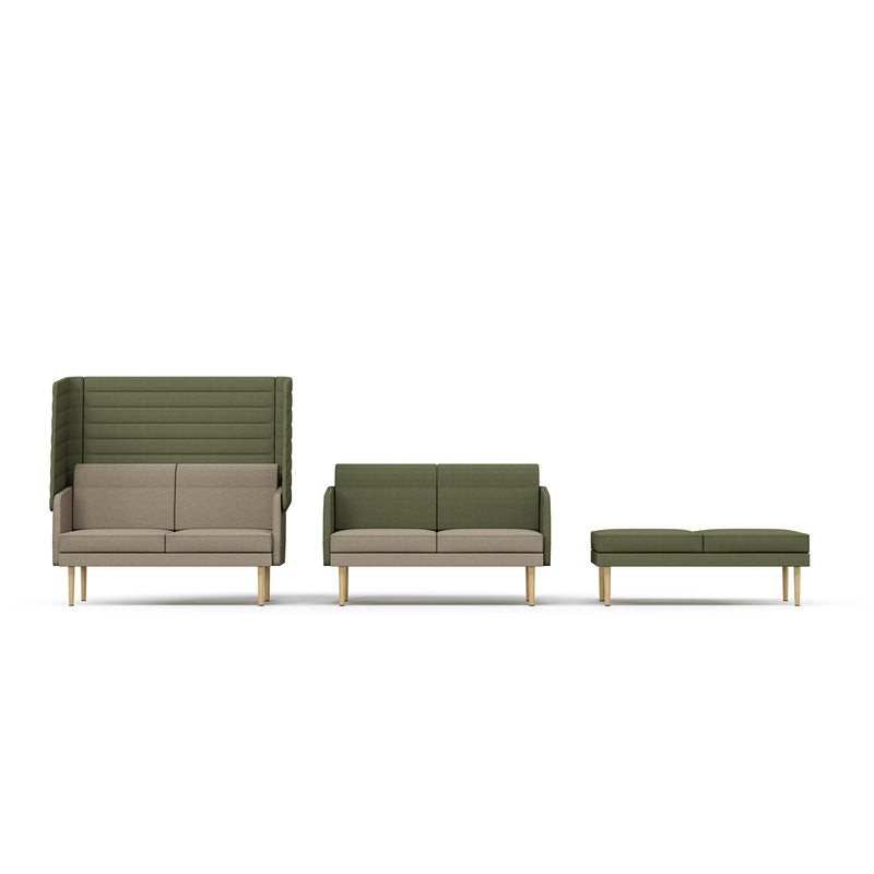 ARCIPELAGO Sofa | Gerade Form, niedrige Rückenlehne, viele Farben - 15 Main Image