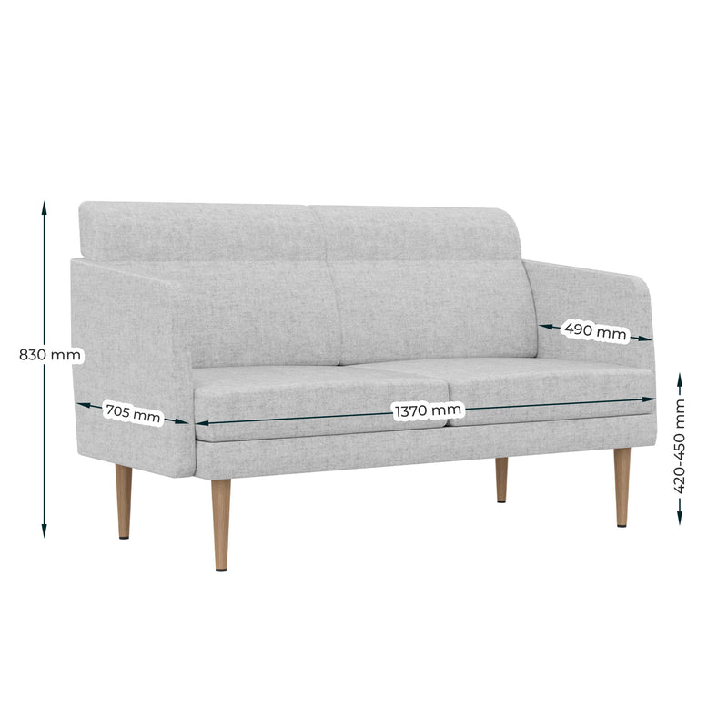 ARCIPELAGO Sofa | Gerade Form, niedrige Rückenlehne, viele Farben - 16 Main Image