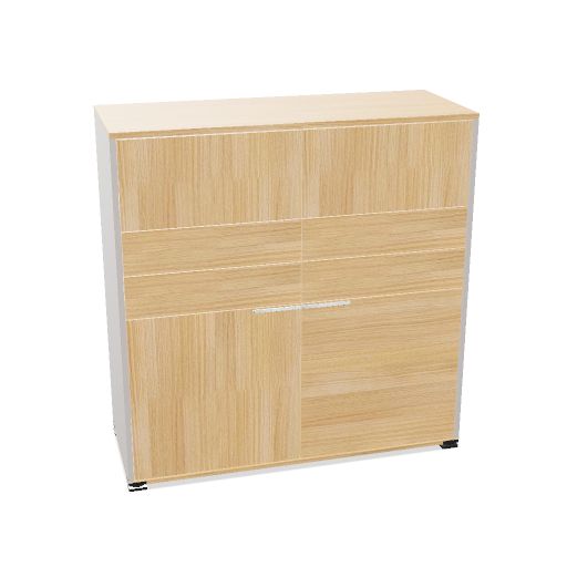 ARCOSIA Highboard | 1170 x 1200 mm, Schubladen mit Push-to-Open