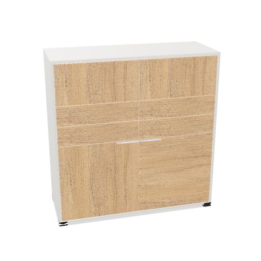 ARCOSIA Highboard | 1170 x 1200 mm, Schubladen mit Push-to-Open