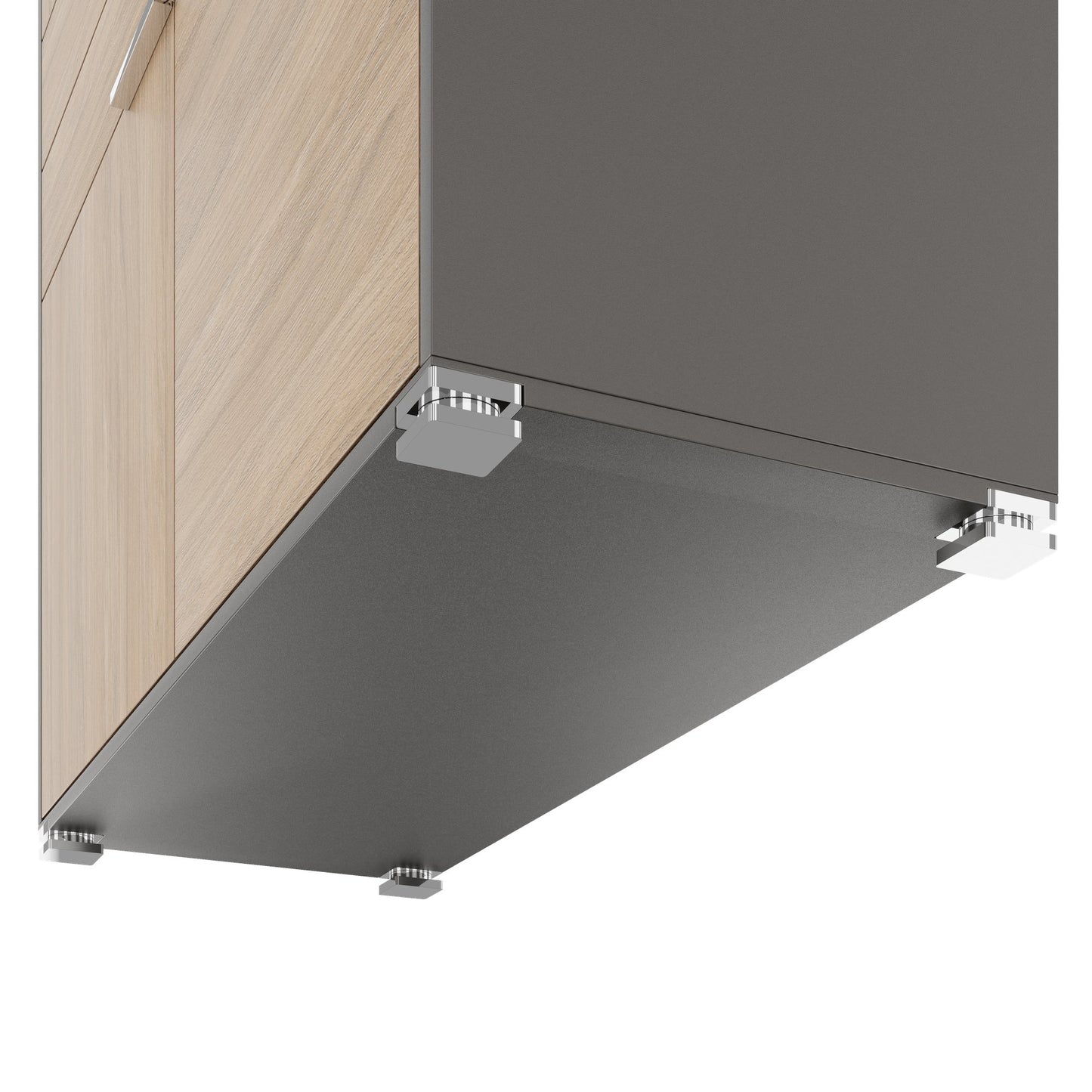 ARCOSIA Highboard | 1170 x 1200 mm, Schubladen mit Push-to-Open