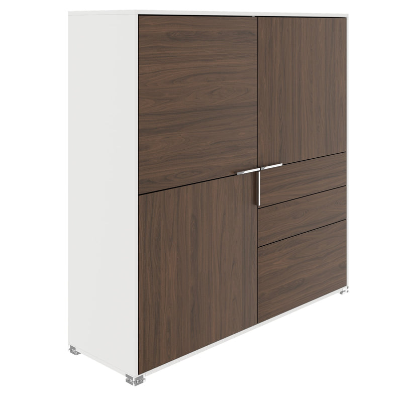 ARCOSIA Highboard | 1515 x 1515 mm, Schubladen mit Push-to-Open - 11 Main Image