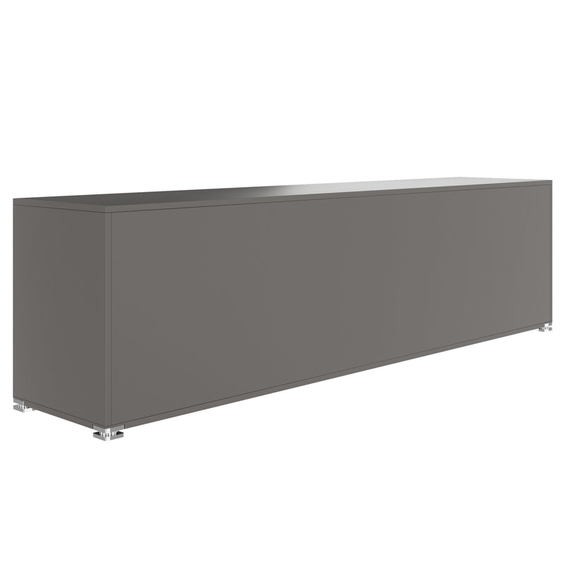 ARCOSIA Sideboard | 2215 x 615 mm, Schublade mit Glasfront, Push-to-Openpen - 6 Main Image