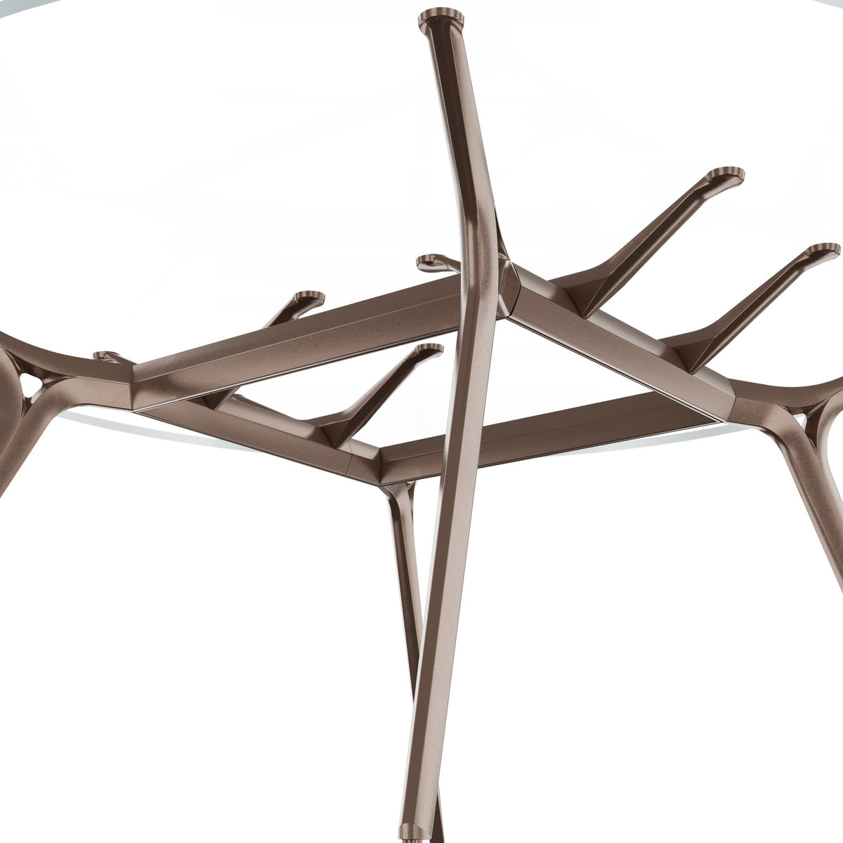 ARKONIS Besprechungstisch | 1000-1600 x 745 mm, rund, Glasplatte