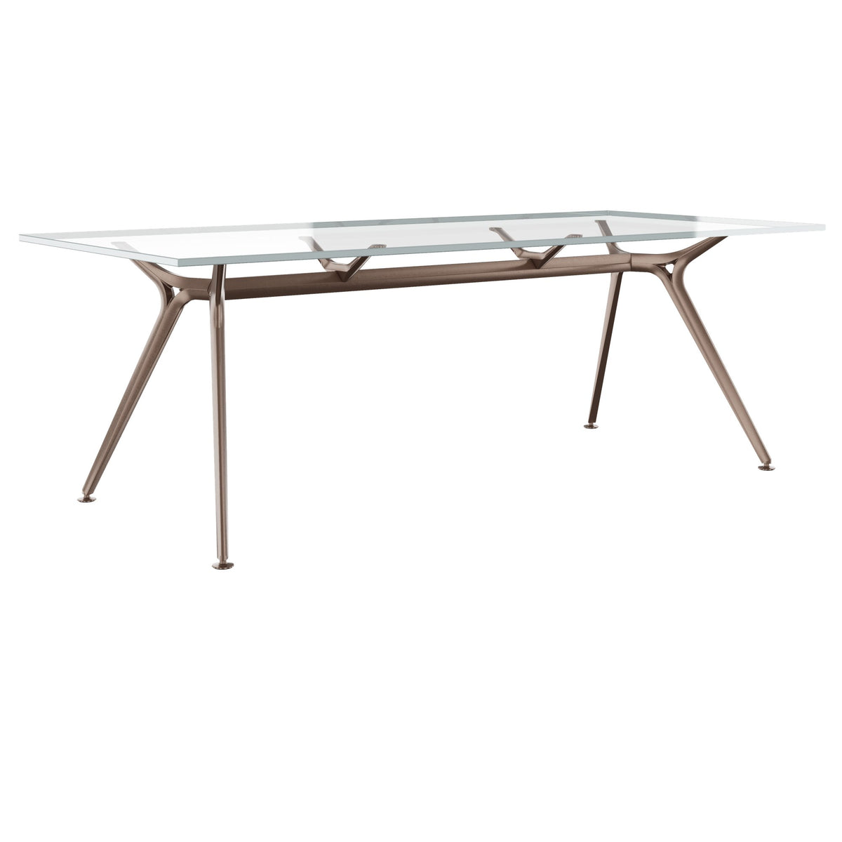 ARKONIS Schreibtisch | 2000-2200 x 745 mm, Glasplatte - 1 Lightbox Main Image