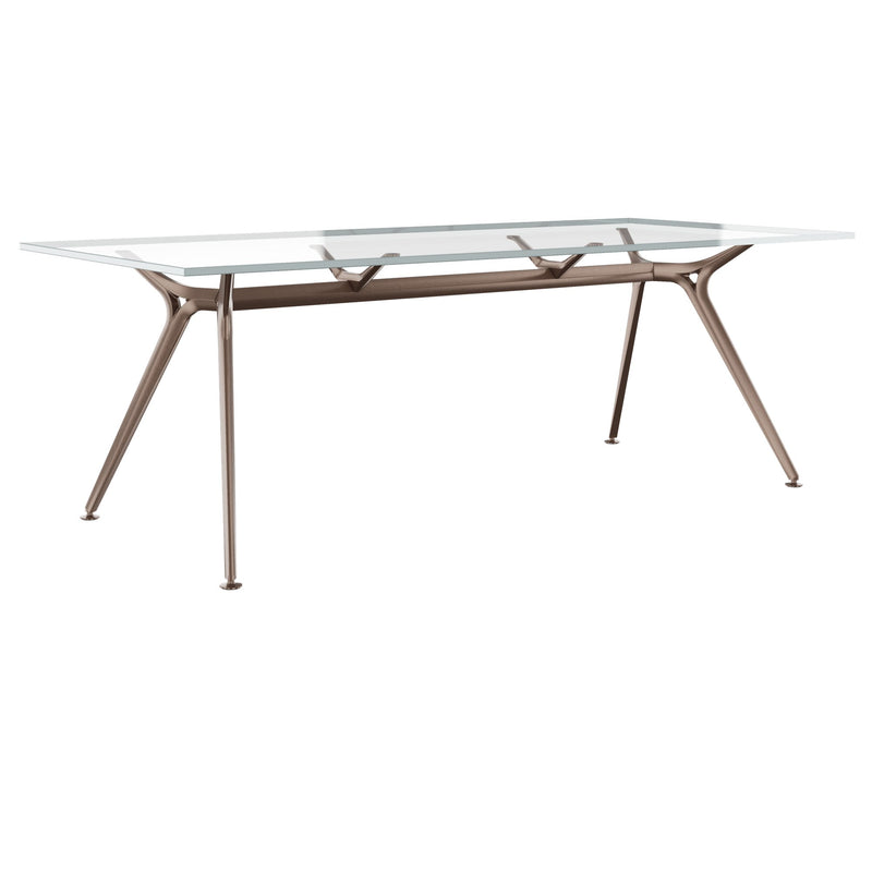 ARKONIS Schreibtisch | 2000-2200 x 745 mm, Glasplatte - 1 Main Image