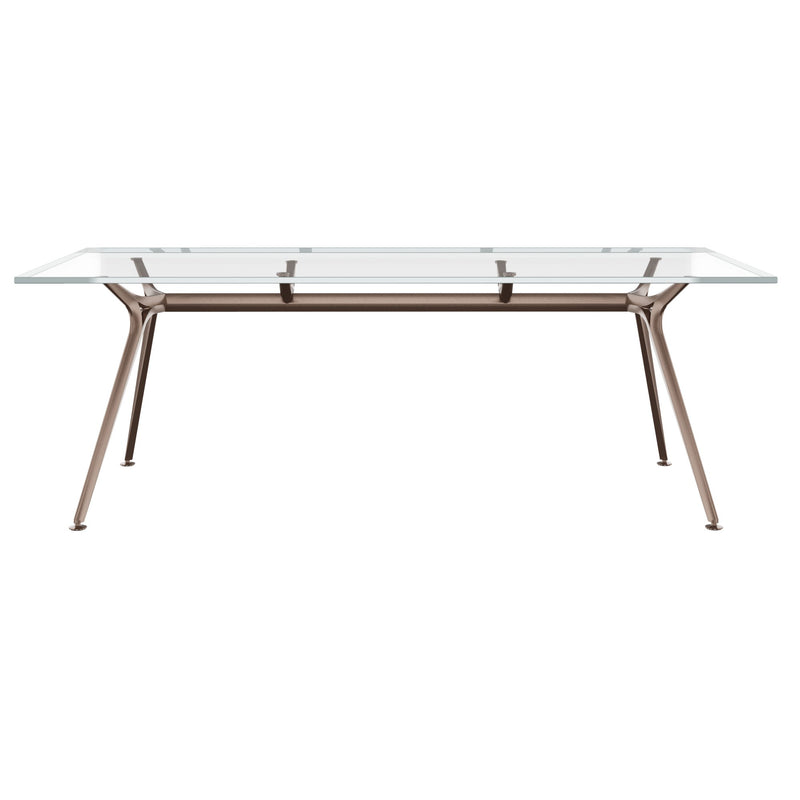 ARKONIS Schreibtisch | 2000-2200 x 745 mm, Glasplatte - 4 Main Image