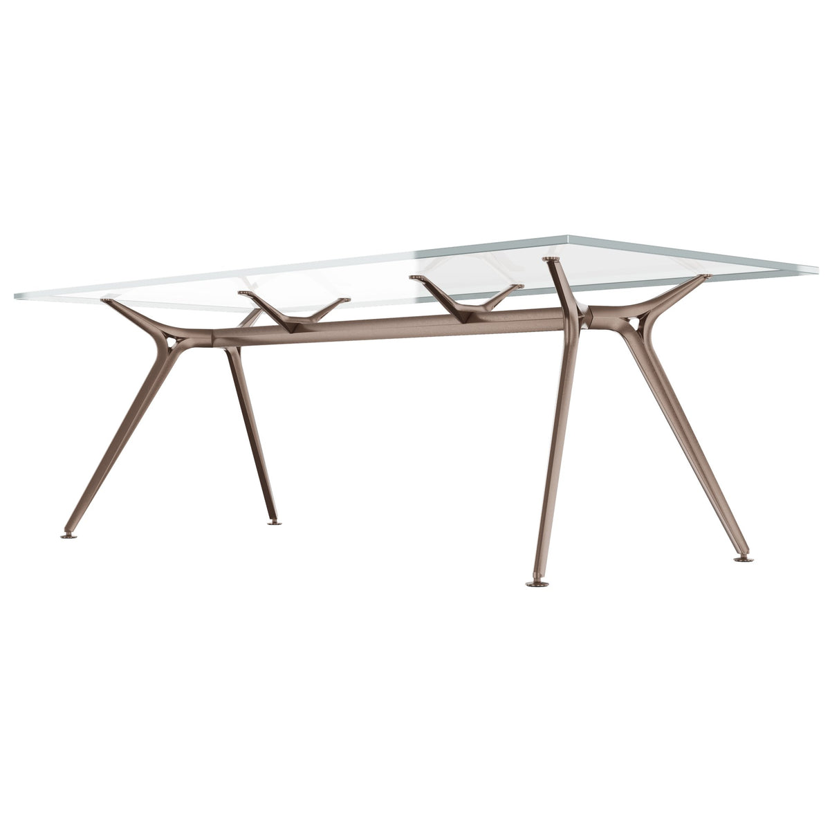 ARKONIS Schreibtisch | 2000-2200 x 745 mm, Glasplatte - 5 Lightbox Main Image