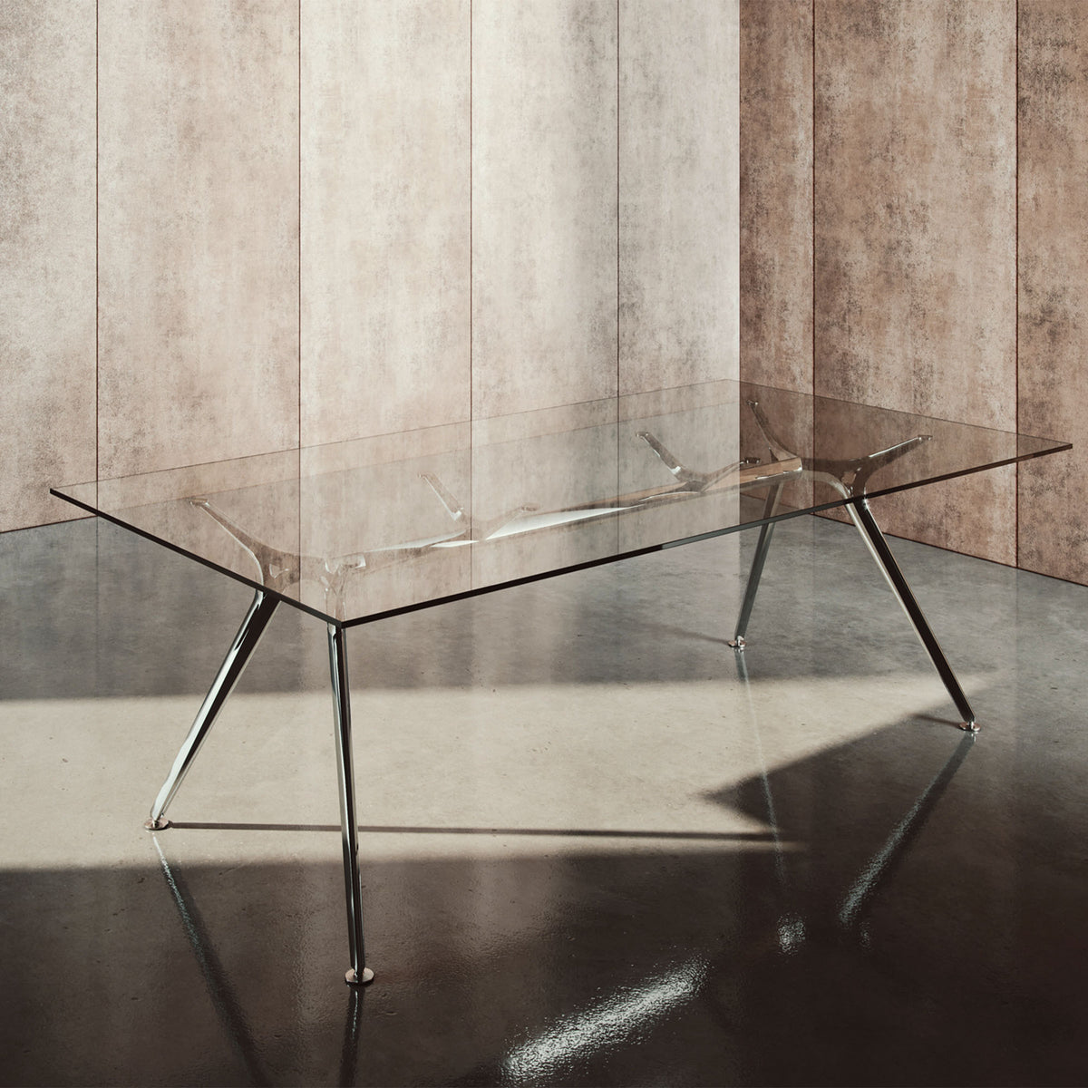 ARKONIS Schreibtisch | 2000-2200 x 745 mm, Glasplatte - 11 Lightbox Main Image