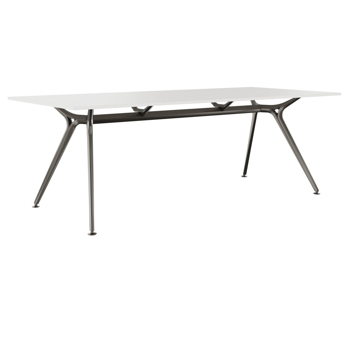 ARKONIS Schreibtisch | 2000-2200 x 745 mm, optionale Kabelklappe und Kniesichtblende