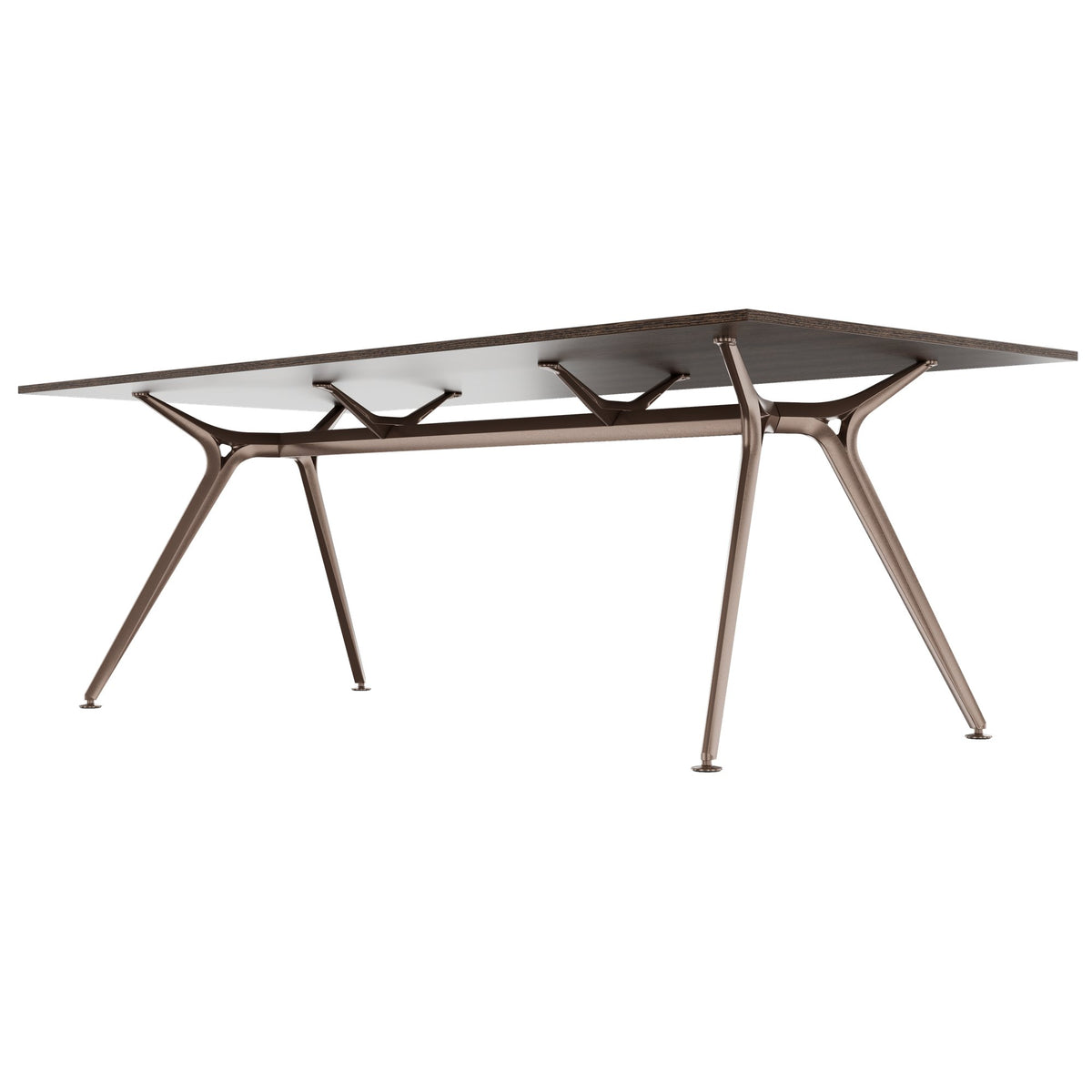 ARKONIS Schreibtisch | 2000-2200 x 745 mm, optionale Kabelklappe und Kniesichtblende
