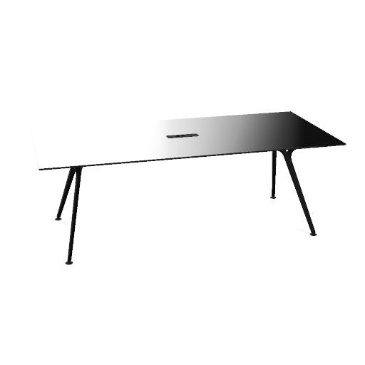 ARKONIS Schreibtisch | 2000-2200 x 745 mm, Glasplatte
