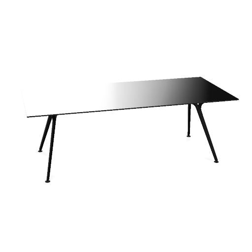 ARKONIS Schreibtisch | 2000-2200 x 745 mm, Glasplatte