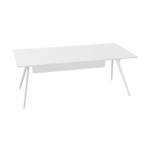 ARKONIS Schreibtisch | 2000-2200 x 745 mm, optionale Kabelklappe und Kniesichtblende