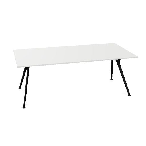 ARKONIS Schreibtisch | 2000-2200 x 745 mm, optionale Kabelklappe und Kniesichtblende