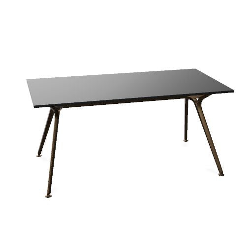 ARKONIS Schreibtisch | 2000-2200 x 745 mm, optionale Kabelklappe und Kniesichtblende