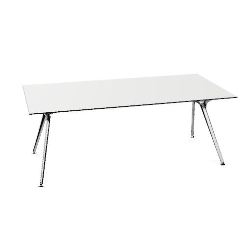 ARKONIS Schreibtisch | 2000-2200 x 745 mm, optionale Kabelklappe und Kniesichtblende