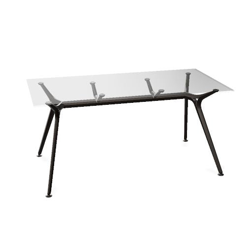 ARKONIS Schreibtisch | 2000-2200 x 745 mm, optionale Kabelklappe und Kniesichtblende