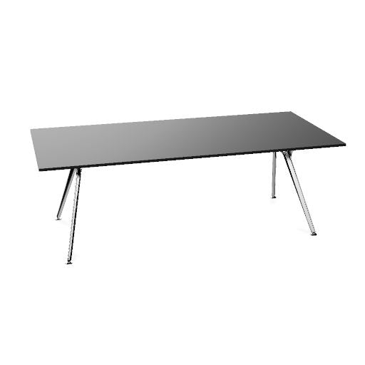 ARKONIS Schreibtisch | 2000-2200 x 745 mm, optionale Kabelklappe und Kniesichtblende