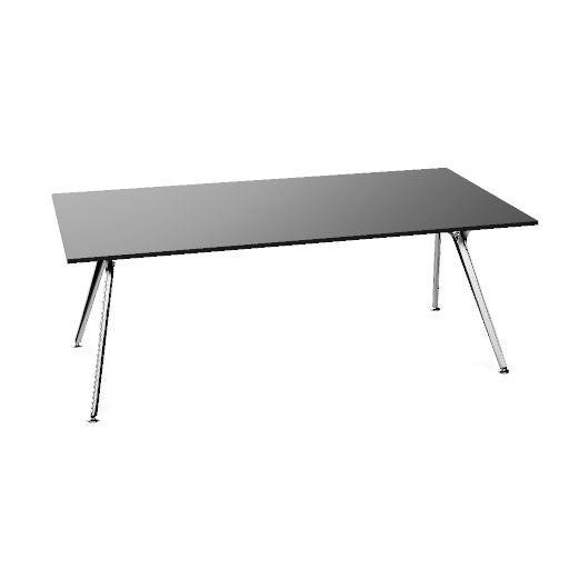 ARKONIS Schreibtisch | 2000-2200 x 745 mm, optionale Kabelklappe und Kniesichtblende