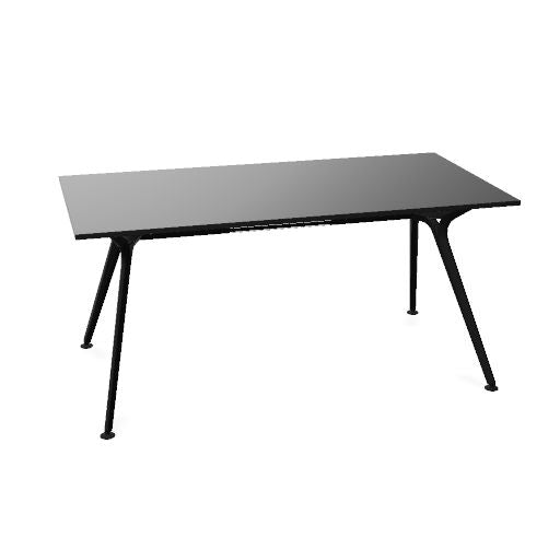 ARKONIS Schreibtisch | 2000-2200 x 745 mm, optionale Kabelklappe und Kniesichtblende