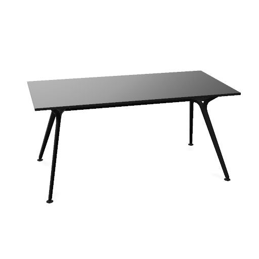 ARKONIS Schreibtisch | 2000-2200 x 745 mm, optionale Kabelklappe und Kniesichtblende