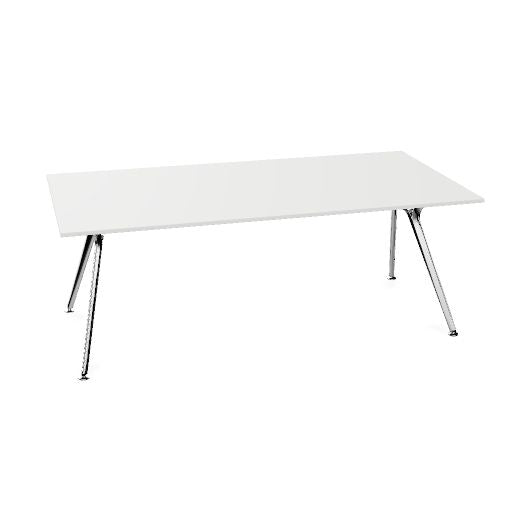 ARKONIS Schreibtisch | 2000-2200 x 745 mm, optionale Kabelklappe und Kniesichtblende