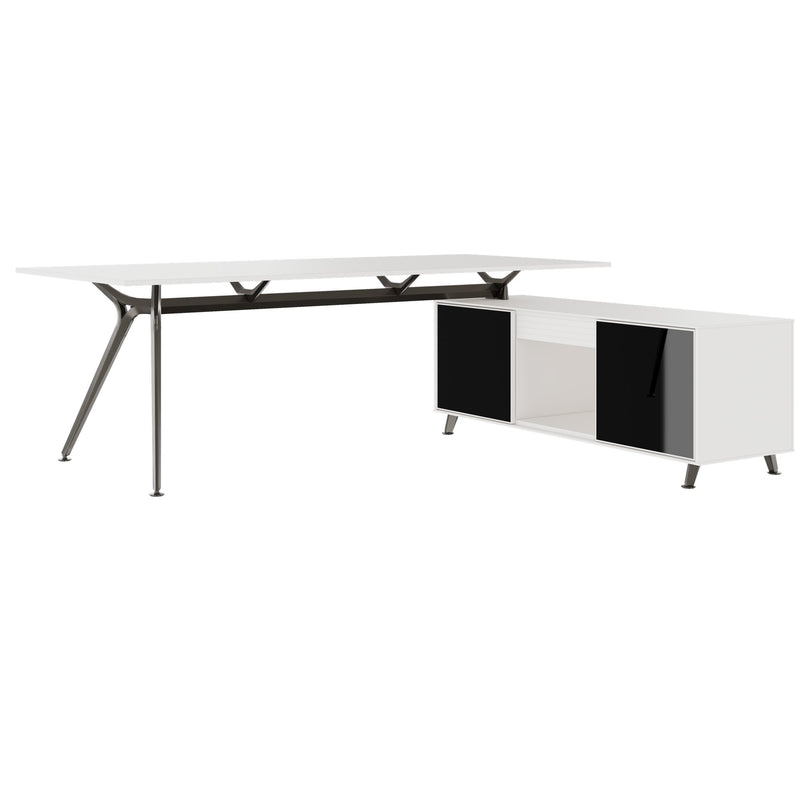 ARKONIS Schreibtisch mit Sideboard | 2000-2200 x 745 mm - 19 Main Image