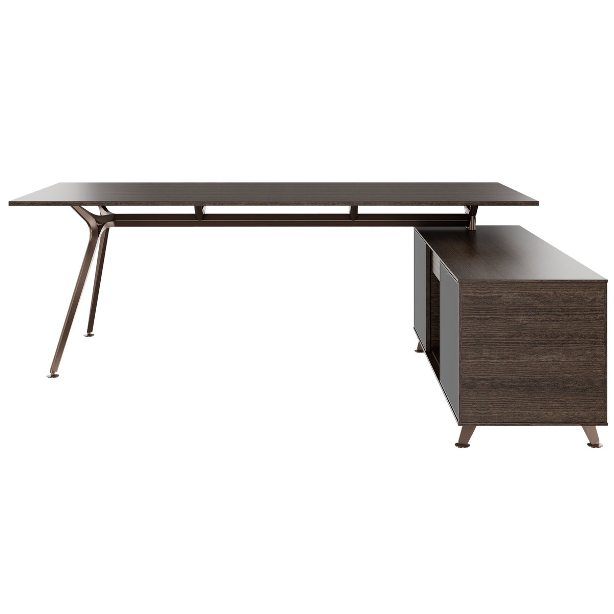 ARKONIS Schreibtisch mit Sideboard | 2000-2200 x 745 mm - 4 Lightbox Main Image