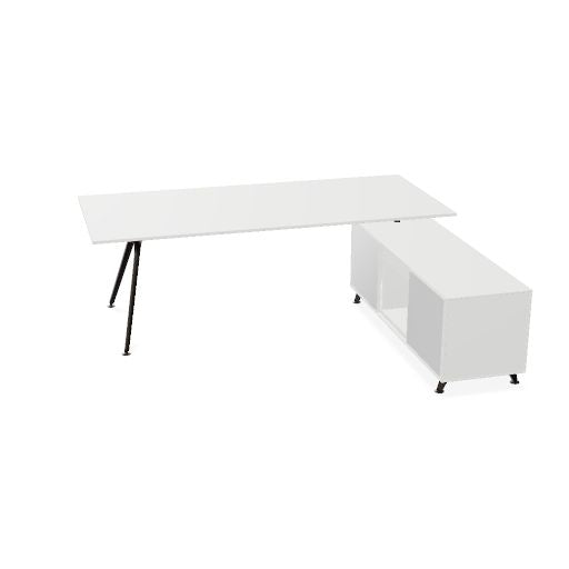 ARKONIS Schreibtisch mit Sideboard | 2000-2200 x 745 mm