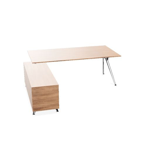 ARKONIS Schreibtisch mit Sideboard | 2000-2200 x 745 mm