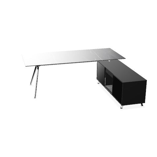 ARKONIS Schreibtisch mit Sideboard | 2000-2200 x 745 mm