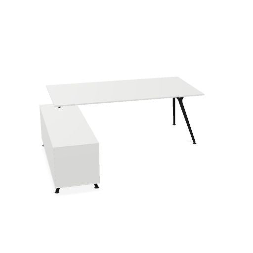 ARKONIS Schreibtisch mit Sideboard | 2000-2200 x 745 mm