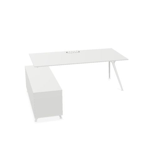ARKONIS Schreibtisch mit Sideboard | 2000-2200 x 745 mm