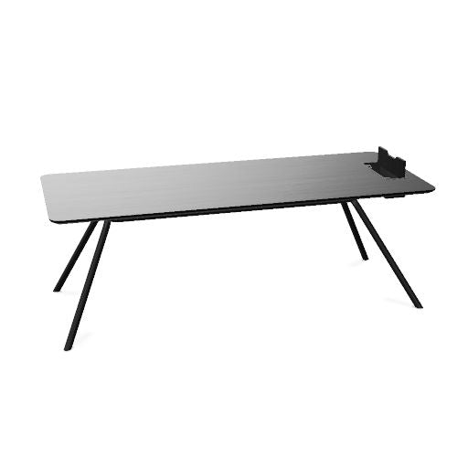 ARQUS Chefschreibtisch | 1800-2200 x 760 mm, Echtholzfurnier