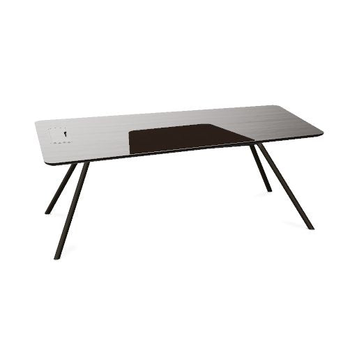ARQUS Chefschreibtisch | 1800-2200 x 760 mm, Echtholzfurnier